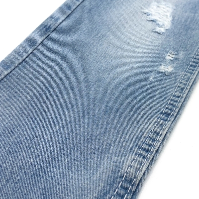 GX-AF  S21B1039-3  Width: 176-178cm  Weight: 8.5OZ  Shrinkage: Warp: 7-8%, Weft: 2-3%  Weave: Left-hand twill  Composition: 83% Cotton, 5.5% Tencel , 11.5% Rayon detail view-1